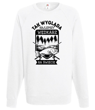 Najlepszy wędkarz na świecie  - Bluza z nadrukiem - dla wędkarza - Męska
