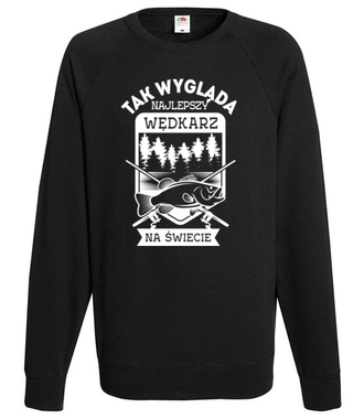 Najlepszy wędkarz na świecie  - Bluza z nadrukiem - dla wędkarza - Męska