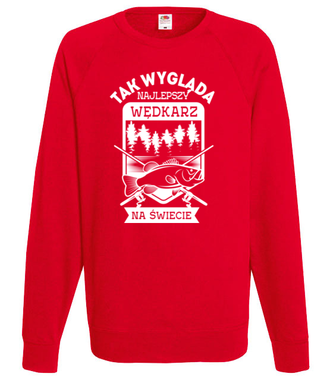 Najlepszy wędkarz na świecie  - Bluza z nadrukiem - dla wędkarza - Męska