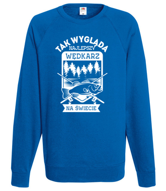 Najlepszy wędkarz na świecie  - Bluza z nadrukiem - dla wędkarza - Męska