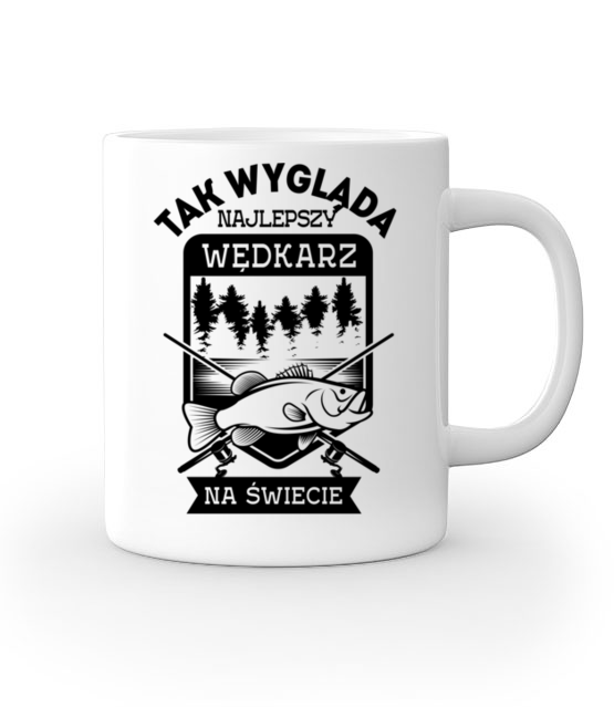 Najlepszy wedkarz na swiecie kubek z nadrukiem dla wedkarza gadzety jipi pl 834 159