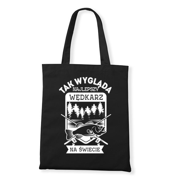 Najlepszy wedkarz na swiecie torba z nadrukiem dla wedkarza gadzety jipi pl 835 160