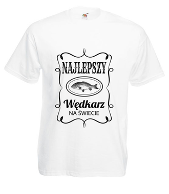 Najlepszy wędkarz to ja!  - Koszulka z nadrukiem - dla wędkarza - Męska