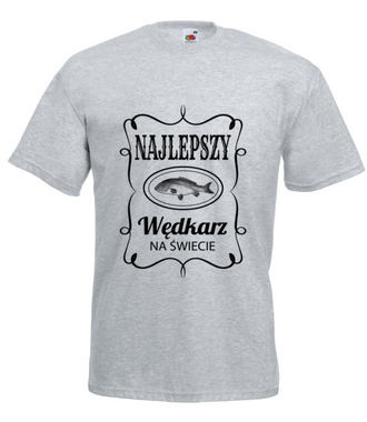 Najlepszy wędkarz to ja!  - Koszulka z nadrukiem - dla wędkarza - Męska