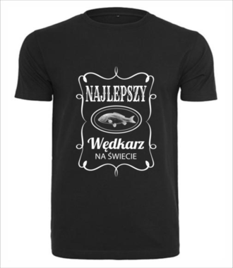 Najlepszy wędkarz to ja!  - Koszulka z nadrukiem - dla wędkarza - Męska