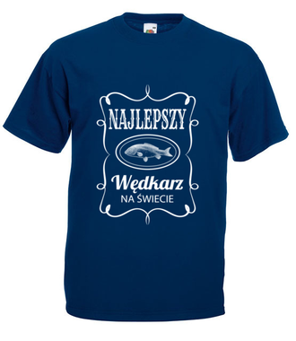 Najlepszy wędkarz to ja!  - Koszulka z nadrukiem - dla wędkarza - Męska