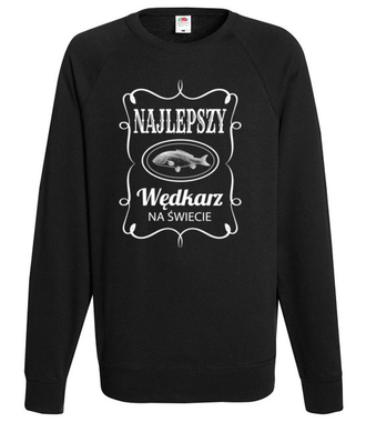 Najlepszy wędkarz to ja!  - Bluza z nadrukiem - dla wędkarza - Męska