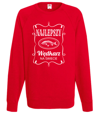 Najlepszy wędkarz to ja!  - Bluza z nadrukiem - dla wędkarza - Męska