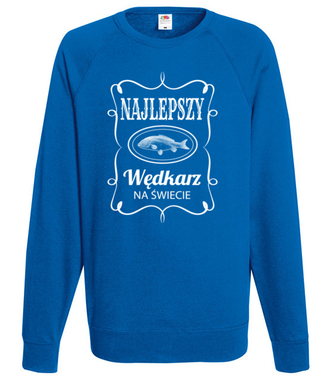 Najlepszy wędkarz to ja!  - Bluza z nadrukiem - dla wędkarza - Męska
