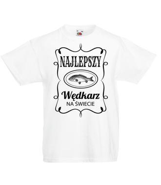 Najlepszy wędkarz to ja!  - Koszulka z nadrukiem - dla wędkarza - Dziecięca