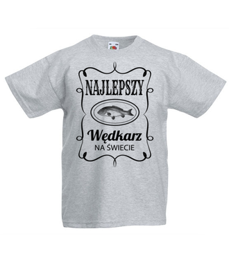 Najlepszy wędkarz to ja!  - Koszulka z nadrukiem - dla wędkarza - Dziecięca