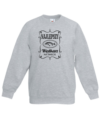 Najlepszy wędkarz to ja!  - Bluza z nadrukiem - dla wędkarza - Dziecięca