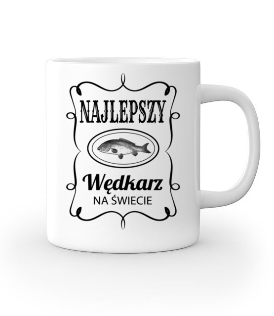 Najlepszy wedkarz to ja kubek z nadrukiem dla wedkarza gadzety jipi pl 837 159