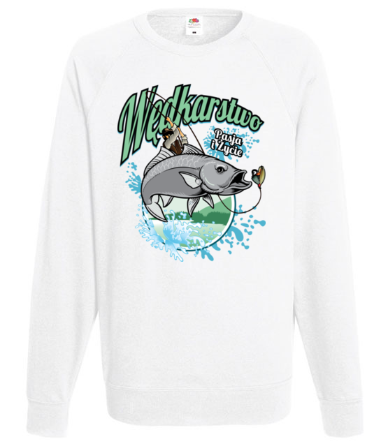 To moja pasja moja milosc bluza z nadrukiem dla wedkarza mezczyzna jipi pl 839 106