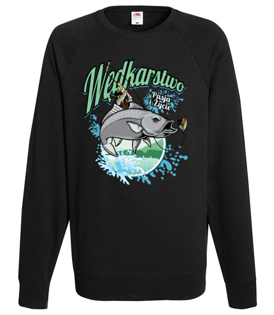 To moja pasja moja milosc bluza z nadrukiem dla wedkarza mezczyzna jipi pl 839 107