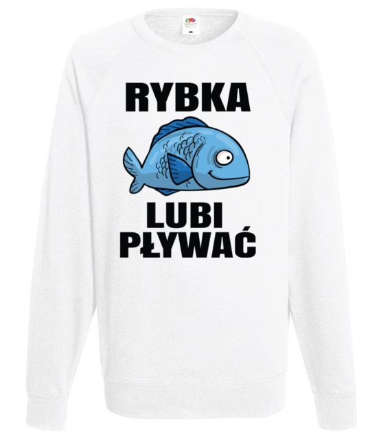 Bo rybka przeciez lubi plywac bluza z nadrukiem dla wedkarza mezczyzna jipi pl 844 106