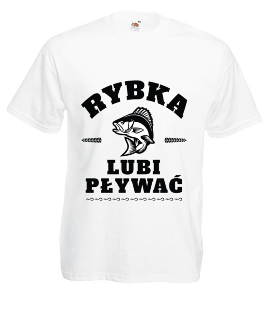 Rybka lubi plywac koszulka z nadrukiem dla wedkarza mezczyzna jipi pl 846 2