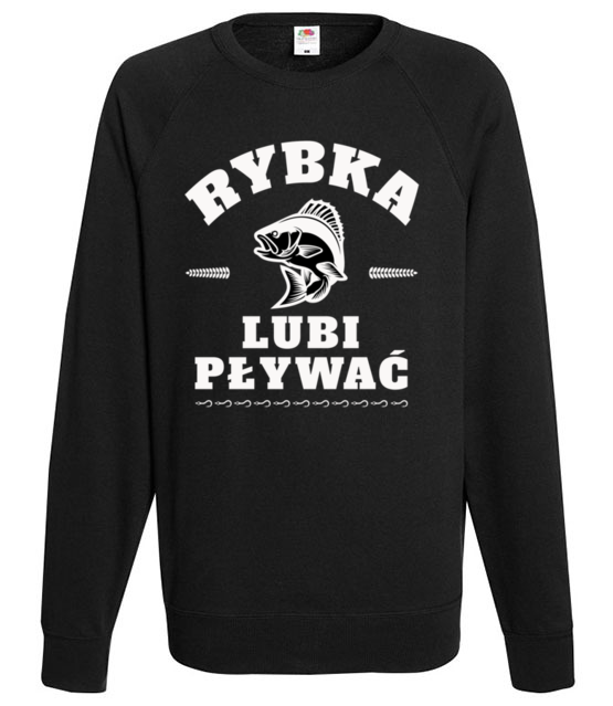 Rybka lubi plywac bluza z nadrukiem dla wedkarza mezczyzna jipi pl 847 107