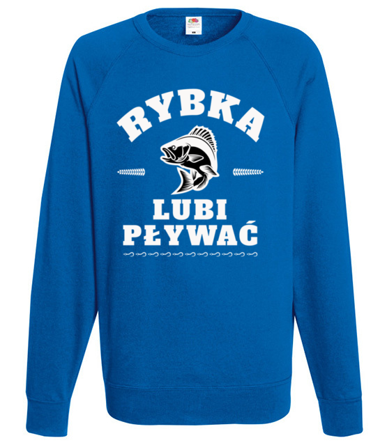 Rybka lubi plywac bluza z nadrukiem dla wedkarza mezczyzna jipi pl 847 109