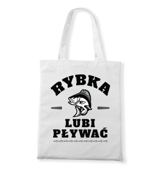 Rybka lubi plywac torba z nadrukiem dla wedkarza gadzety jipi pl 846 161