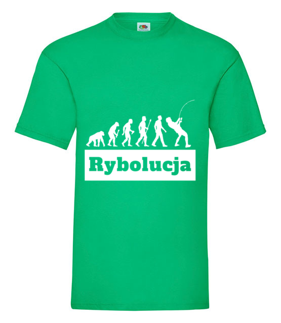 Cos o mnie i o tobie rybolucja koszulka z nadrukiem dla wedkarza mezczyzna jipi pl 849 186