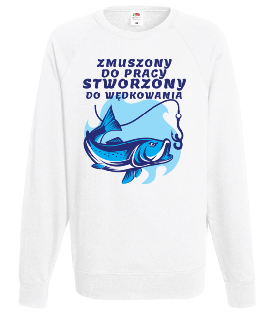 Stworzony do wedkowania bluza z nadrukiem dla wedkarza mezczyzna jipi pl 850 106