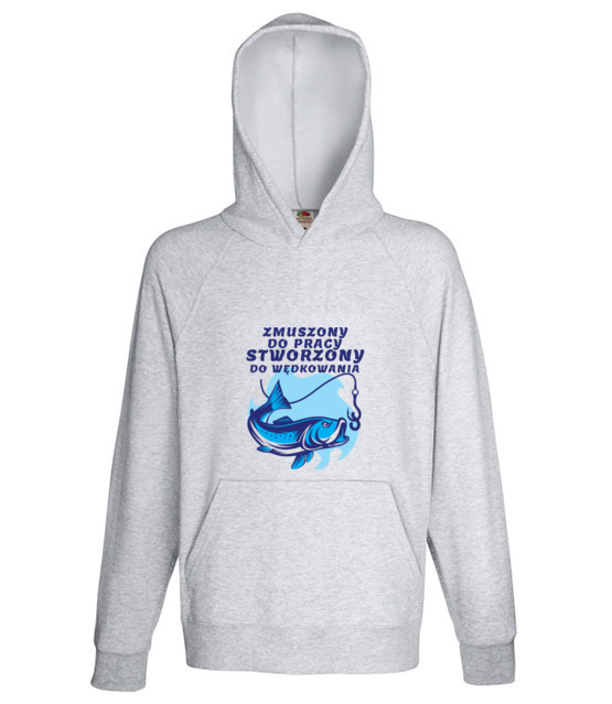 Stworzony do wedkowania bluza z nadrukiem dla wedkarza mezczyzna jipi pl 850 138