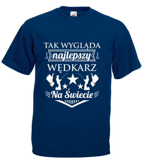 Jestem najlepszy koszulka z nadrukiem dla wedkarza mezczyzna jipi pl 854 3
