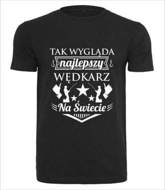 Jestem najlepszy!  - Koszulka z nadrukiem - dla wędkarza - Męska