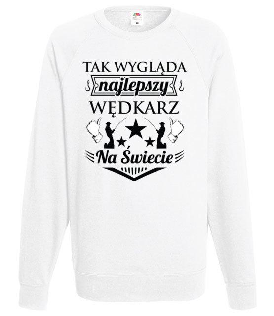 Jestem najlepszy bluza z nadrukiem dla wedkarza mezczyzna jipi pl 853 106