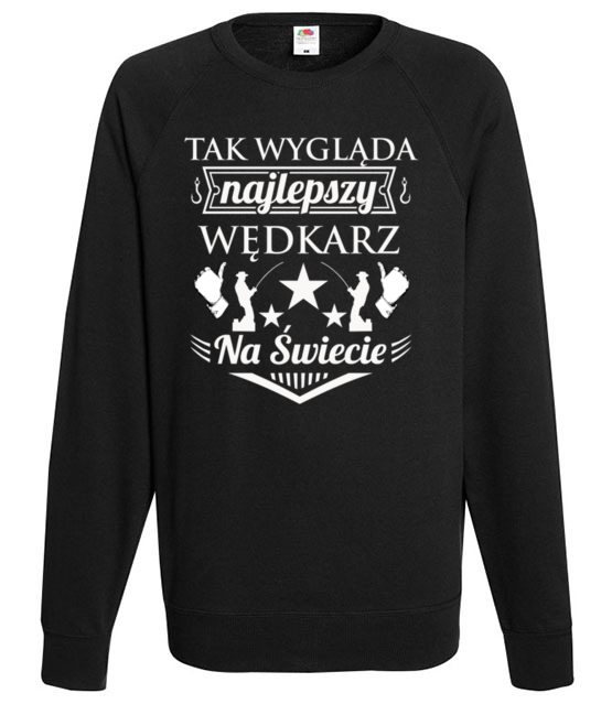 Jestem najlepszy bluza z nadrukiem dla wedkarza mezczyzna jipi pl 854 107