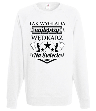 Jestem najlepszy!  - Bluza z nadrukiem - dla wędkarza - Męska
