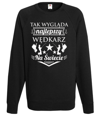 Jestem najlepszy!  - Bluza z nadrukiem - dla wędkarza - Męska