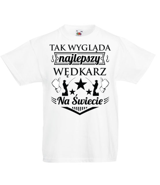 Jestem najlepszy koszulka z nadrukiem dla wedkarza dziecko jipi pl 853 83