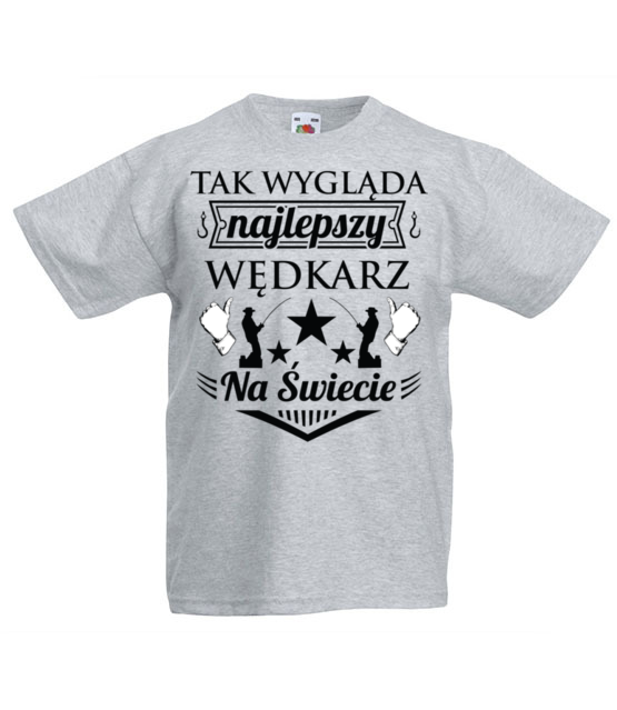 Jestem najlepszy koszulka z nadrukiem dla wedkarza dziecko jipi pl 853 87