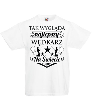 Jestem najlepszy!  - Koszulka z nadrukiem - dla wędkarza - Dziecięca