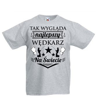 Jestem najlepszy!  - Koszulka z nadrukiem - dla wędkarza - Dziecięca