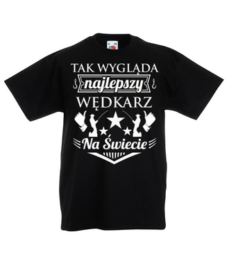 Jestem najlepszy!  - Koszulka z nadrukiem - dla wędkarza - Dziecięca