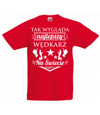 Jestem najlepszy!  - Koszulka z nadrukiem - dla wędkarza - Dziecięca