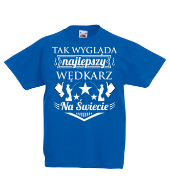 Jestem najlepszy!  - Koszulka z nadrukiem - dla wędkarza - Dziecięca