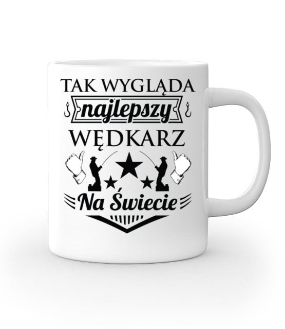 Jestem najlepszy kubek z nadrukiem dla wedkarza gadzety jipi pl 853 159