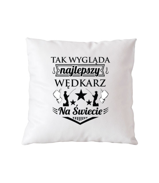 Jestem najlepszy poduszka z nadrukiem dla wedkarza gadzety jipi pl 853 164
