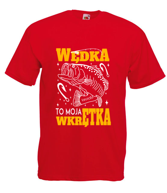 Wedka to moja wkretka koszulka z nadrukiem dla wedkarza mezczyzna jipi pl 856 4