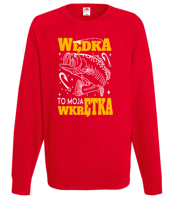 Wedka to moja wkretka bluza z nadrukiem dla wedkarza mezczyzna jipi pl 856 108