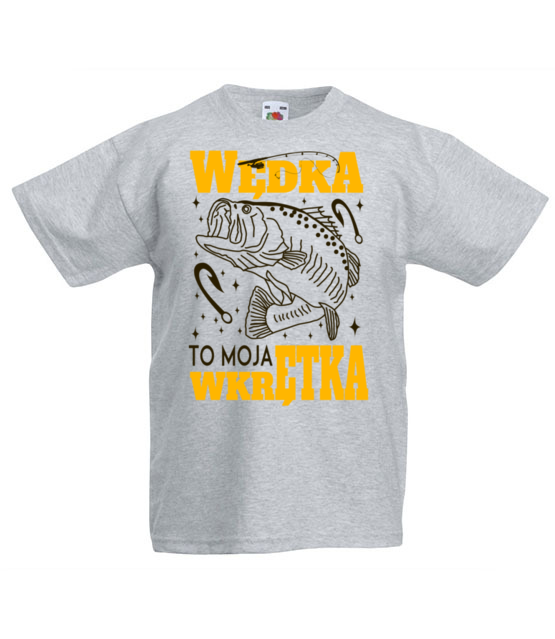 Wedka to moja wkretka koszulka z nadrukiem dla wedkarza dziecko jipi pl 855 87