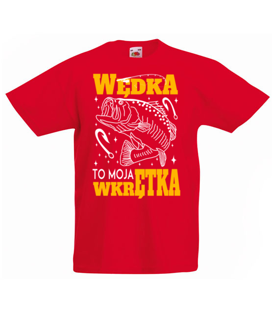 Wedka to moja wkretka koszulka z nadrukiem dla wedkarza dziecko jipi pl 856 84
