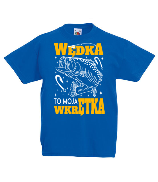 Wedka to moja wkretka koszulka z nadrukiem dla wedkarza dziecko jipi pl 856 85