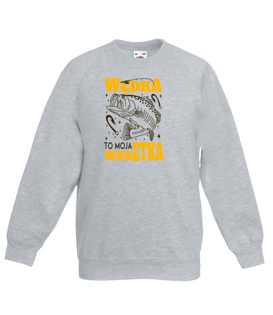 Wedka to moja wkretka bluza z nadrukiem dla wedkarza dziecko jipi pl 855 128