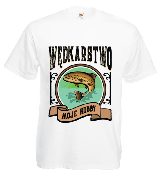 Wedkarstwo moje hobby koszulka z nadrukiem dla wedkarza mezczyzna jipi pl 858 2