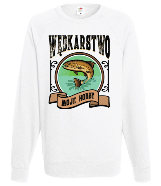 Wedkarstwo moje hobby bluza z nadrukiem dla wedkarza mezczyzna jipi pl 858 106